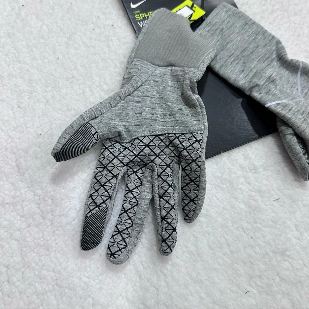 Women’s Grey Nike Running Gloves